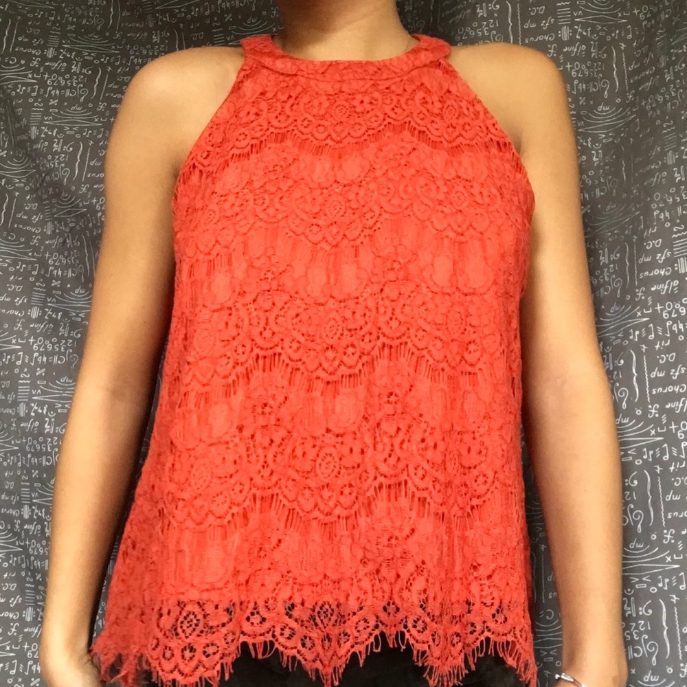 Lace Halter Top